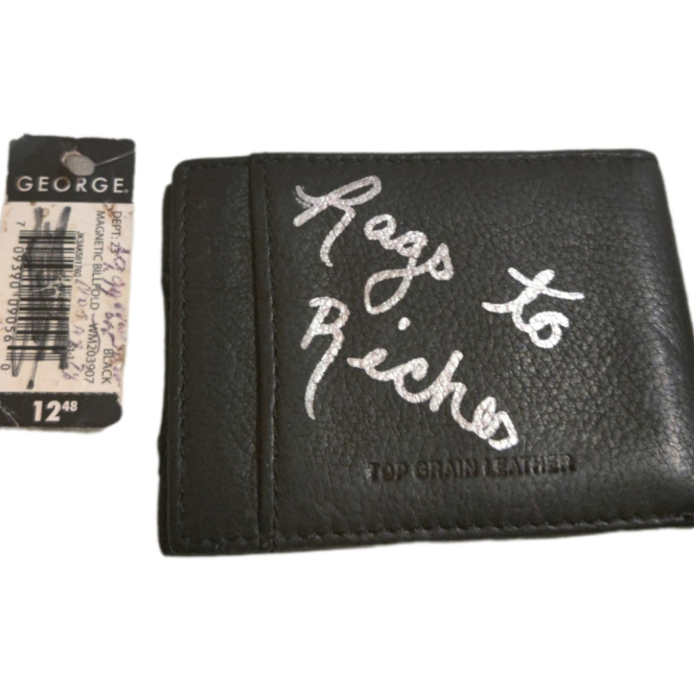 Rags to Riches Top Grain Leather Wallet